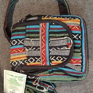 Handmade in Nepal bag NWT